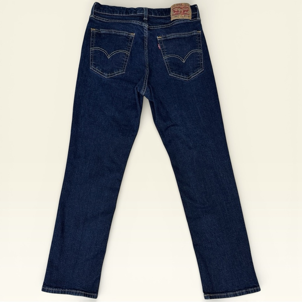 Levi's 541 Athletic Taper Men's Jeans 32X32 Dark Blue W32/L32 Denim Stretch - Picture 3 of 7